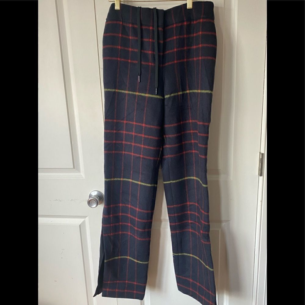 Rag and bone wool plaid trousers